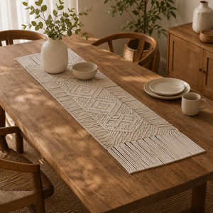 Versatile Macrame Table Runner Collection Enhance Your Table Look